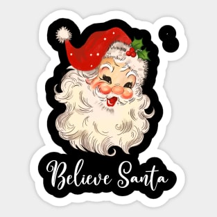 Believe Santa Sticker